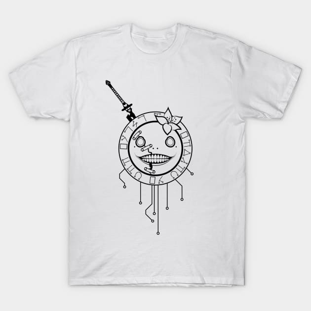 Emil (Black on White) T-Shirt by SJBTees